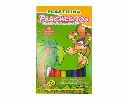 PLASTILINA LARGA COLORES SURTIDOS